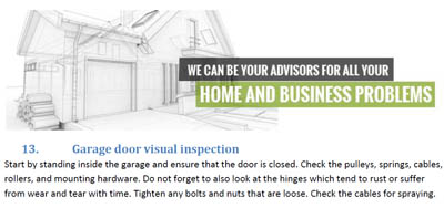 Tips - Garage Door Repair Wilsonville